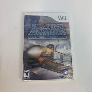 Blazing Angels Squadrons‎ of WWII Nintendo Wii Video Game Ubisoft ESRB Teen New